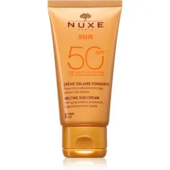 Nuxe Sun Melting Cream High Protection crema de soare pentru fata SPF 50