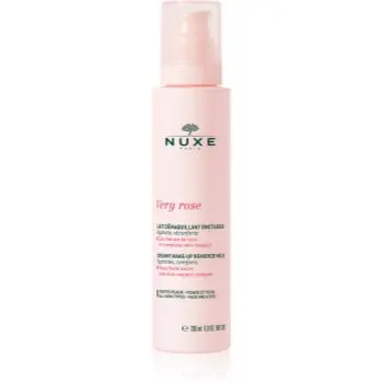 Nuxe Very Rose Creamy Make-up Remover Milk lotiune faciala fina pentru toate tipurile de ten
