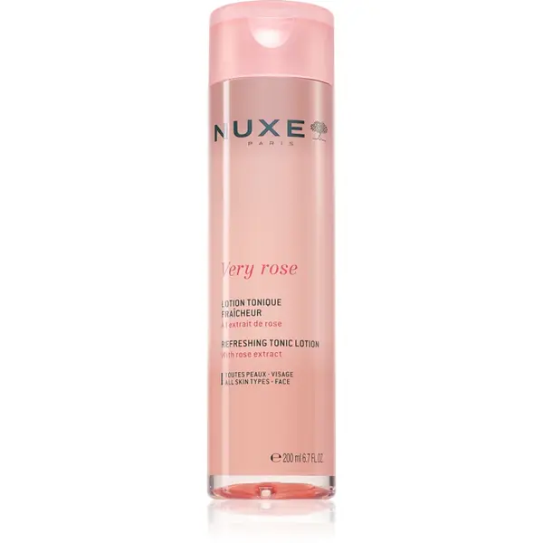Nuxe Very Rose Refreshing Tonic Lotion tonic revigorant pentru toate tipurile de ten 200 ml