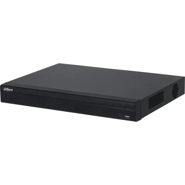 NVR 16 canale Dahua NVR4216-4KS3, 12MP, 160 Mbps, SMD Plus, detectie si recunoastere faciala, protectie perimetru, alarma, fara PoE
