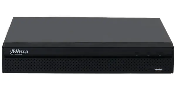 NVR 4 canale Dahua Eco Series, pana la 12MP, NVR2104HS-P-4KS3, 4x PoE, 36W, 1x port SATA