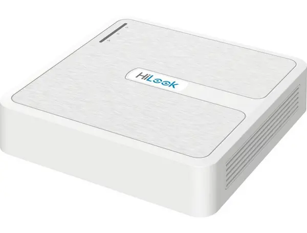NVR 4 canale Hikvision HiLook NVR-104H-D/4P(D), pana la 6MP, 4x PoE, latime banda 60 Mbps, 1 port SATA