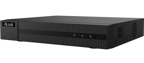 NVR 4 canale Hikvision HiLook NVR-104MH-D(D), 6MP, 40 Mbps, Detectare miscare, 1x SATA max 6TB, HDMI, VGA
