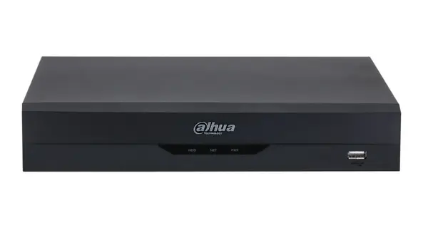 NVR 4 canale, WizSense, pana la 16MP, latime banda 80Mbps, 4x PoE, 1x SATA max 16TB, Audio, Dahua NVR4104HS-P-EI