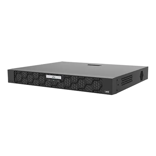 NVR 4K, 16 canale 16MP, 2xSATA, Analiza video, Alarma I/O, 1U - UNV NVR502-16B-IQ