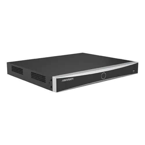 NVR Hikvision, 8 canale PoE, 32MP, AI AcuSense/AcuSearch/AcuSeek, HDMI 4K, 2xHDD 20TB, Alarma, Rack 1U, DS-7608NXI-I2-8P-VPro