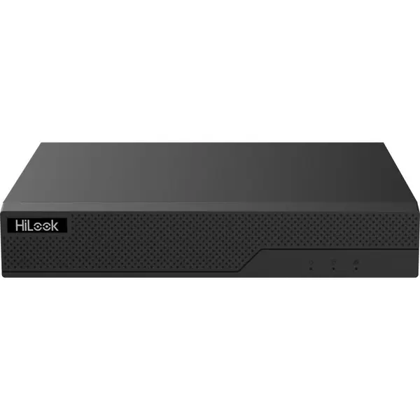 NVR IP PoE HiLook by Hikvision, 8 canale, 8 porturi PoE, 8MP, HDMI 4K, H.265+, 80Mbps, buget PoE 75W, NVR-108MH-C/8P(E)