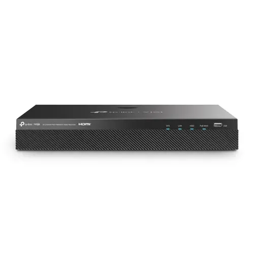 NVR TP-Link VIGI NVR4016H, 16 canale, 4K, 320 Mbps, 2x SATA, H.265+