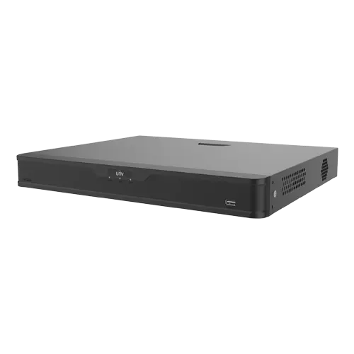 NVR UNV 4K, 16 canale IP, max. 12MP, 2xSATA, Analiza video, Ultra 265, HDMI 4K, Tehnologie AI, NVR302-16B-IQ