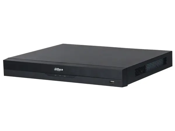 NVR WizSense, 16 canale, 32MP 8K, 384 Mbps, 2x SATA,16x PoE sau ePoE, Recunoastere faciala, ANPR, Dahua NVR5216-16P-EI