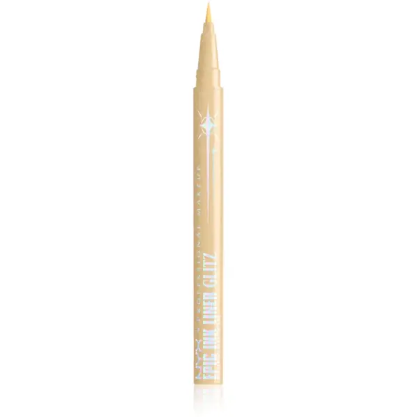 NYX Professional Makeup Bridgerton Royal Epic Ink Liner creion de ochi, cu sclipici culoare 02 Glitzed In Gold 1 ml