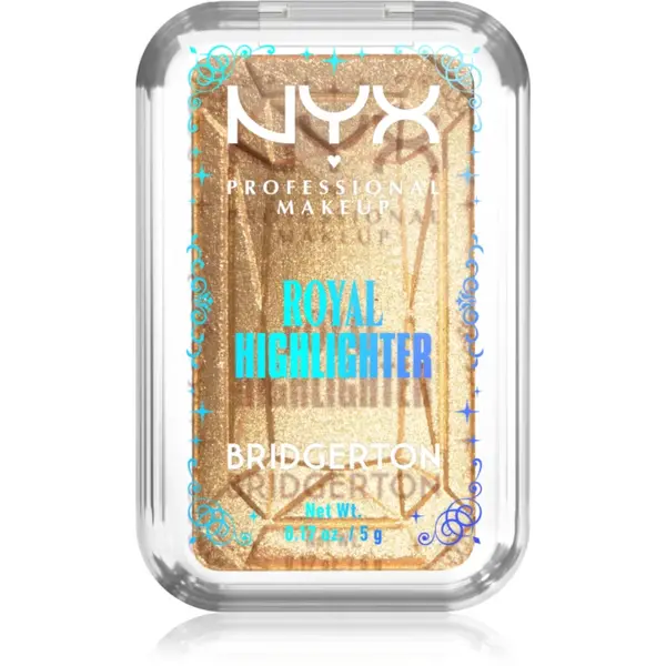NYX Professional Makeup Bridgerton Royal Highlighter iluminator culoare 02 Light Gold 5 g