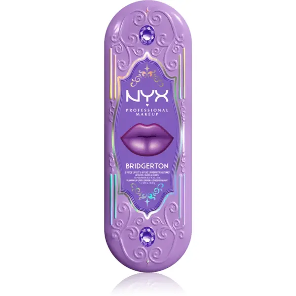 NYX Professional Makeup Bridgerton Royal Treasures set îngrijire buze culoare 02 2 buc