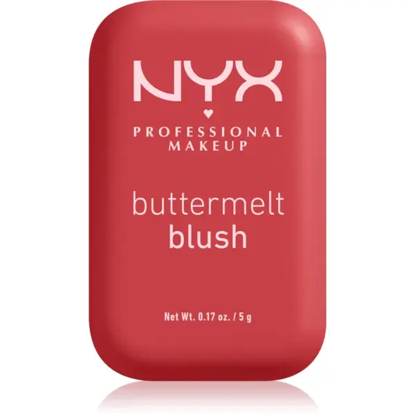 NYX Professional Makeup Buttermelt Blush fard de obraz sub forma de pudra culoare Butta Than Coral 5 g