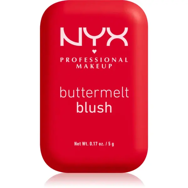 NYX Professional Makeup Buttermelt Blush fard de obraz sub forma de pudra culoare Butta Cherry Pop 5 g