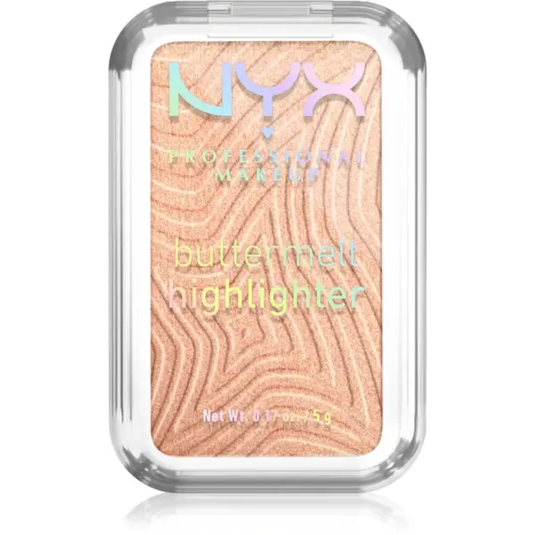 NYX Professional Makeup Buttermelt Highlighter iluminator culoare glaze it butta 10 5 g