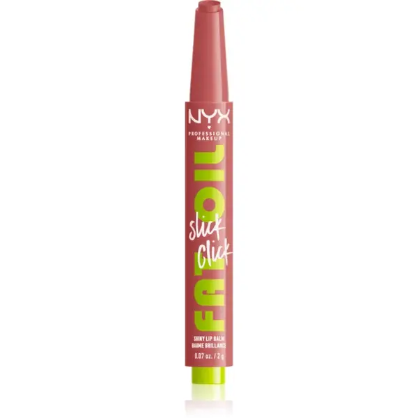NYX Professional Makeup Fat Oil Slick Click balsam de buze colorat culoare 19 Caption This 2 g