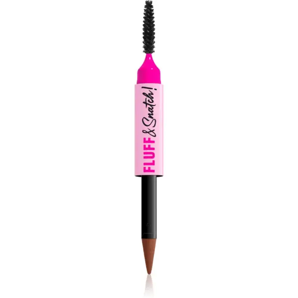 NYX Professional Makeup Fluff & Snatch creion pentru sprancene cu efect de pulbere culoare Auburn 1 g