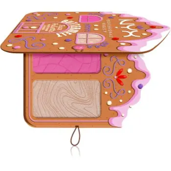 NYX Professional Makeup Gingerbaddie Land Buttermelt paletă cu iluminatoare și farduri de obraz