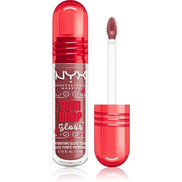 NYX Professional Makeup Gingerbaddie Land Gum Drop lip gloss culoare 01 Hydra Honey 1 buc