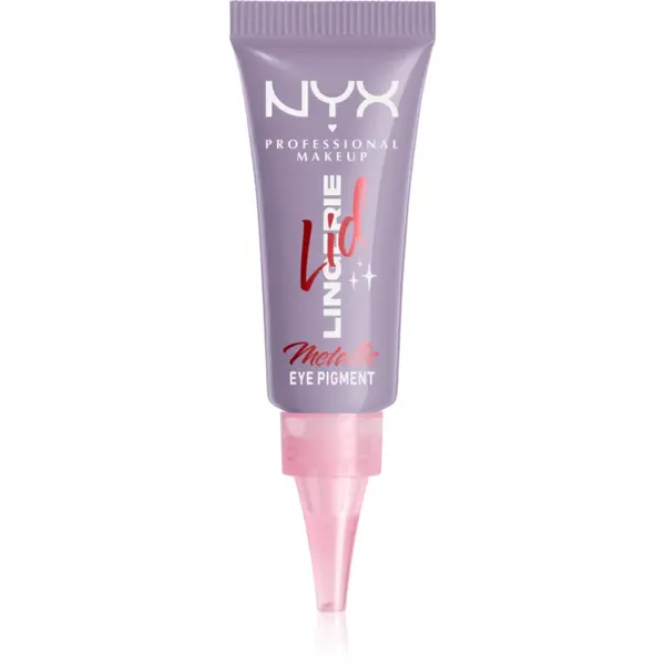 NYX Professional Makeup Lid Lingerie fard de pleoape cremos culoare 10 Lacy Lilac 6 ml