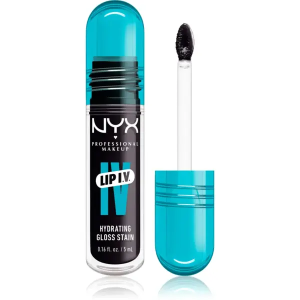 NYX Professional Makeup Lip IV luciu de buze rezistent cu efect de hidratare culoare 16 - GRAPE GUSHIN 5 ml