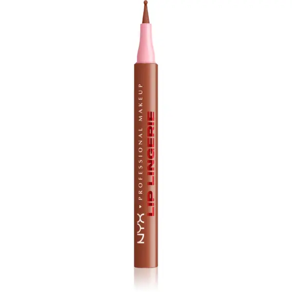NYX Professional Makeup Lip Lingerie repara buzele pentru un efect de lunga durata culoare 02 Naughty Nude 1 ml