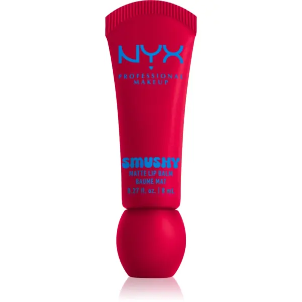 NYX Professional Makeup Smushy Matte Lip Balm balsam de buze cu efect matifiant culoare Sassy Stuff 8 ml