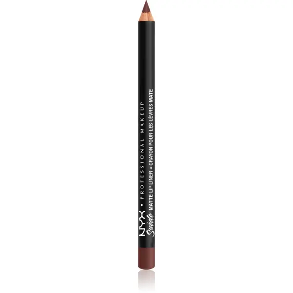 NYX Professional Makeup Suede Matte Lip Liner dermatograf mat de buze culoare 55 Cold Brew 1 g