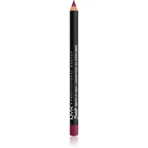 NYX Professional Makeup Suede Matte Lip Liner dermatograf mat de buze culoare 58 Girl, Bye 1 g