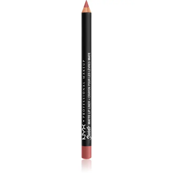 NYX Professional Makeup Suede Matte Lip Liner dermatograf mat de buze culoare 53 Brunch Me 1 g