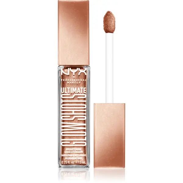 NYX Professional Makeup Ultimate Glow Shots farduri de ochi lichide cu sclipici culoare 06 Golden Goji 7.5 ml