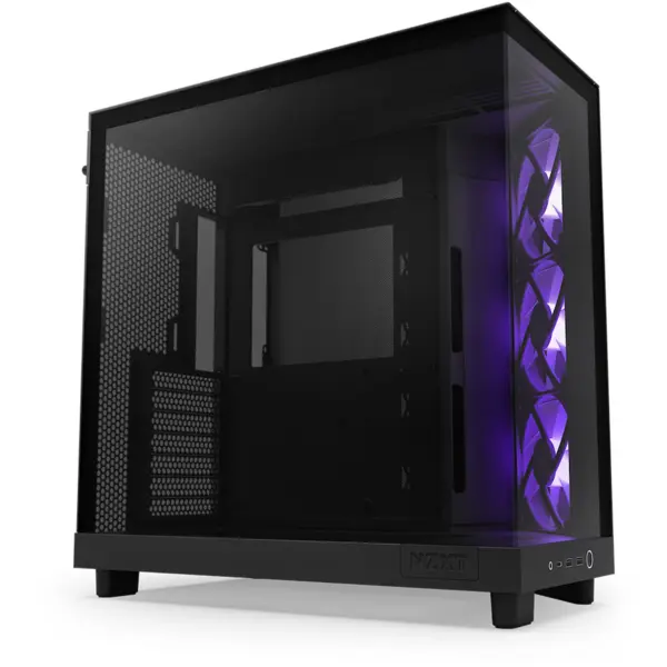 NZXT Carcasa NZXT H6 Flow RGB Mid-Tower Dual-Chamber, Mid-Tower, Negru