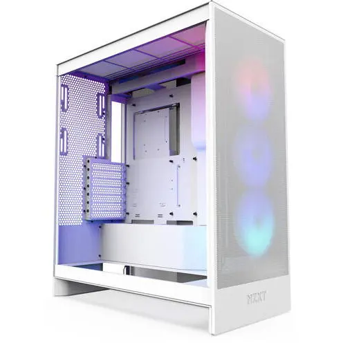 NZXT Carcasa NZXT H7 Flow RGB (2024), Mid-Tower, ATX, Alb