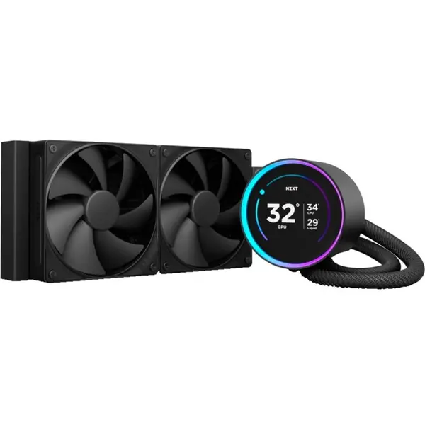 NZXT Cooler CPU NZXT Kraken Elite 240, racire cu apa, 2 ventilatoare, Negru