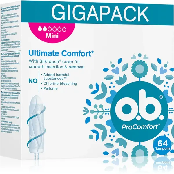o.b. Pro Comfort Mini tampoane 64 buc