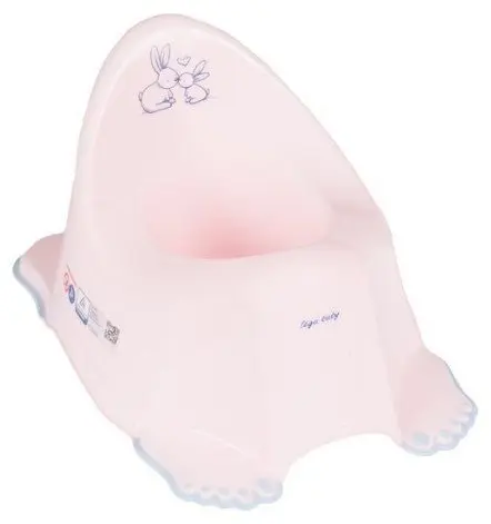 Oală anatomică pentru bebeluși Tega Baby - Iepurași, roz