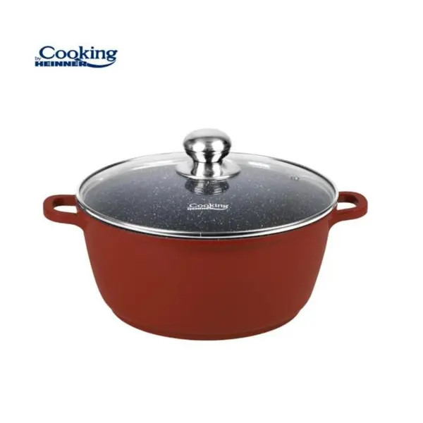 Oala Cooking by Heinner Calabria, Diametru 30 cm, Volum 8 l, Capac