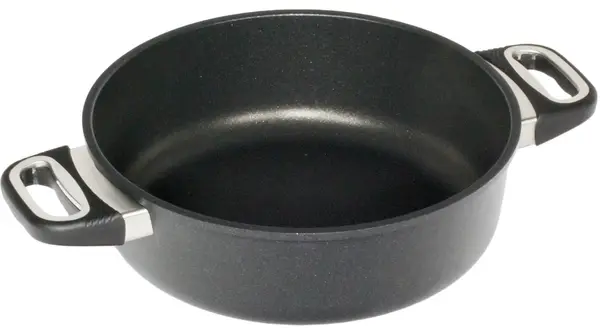 Oala de mică adâncime AMT - 28 cm, 4.3 L, neagră