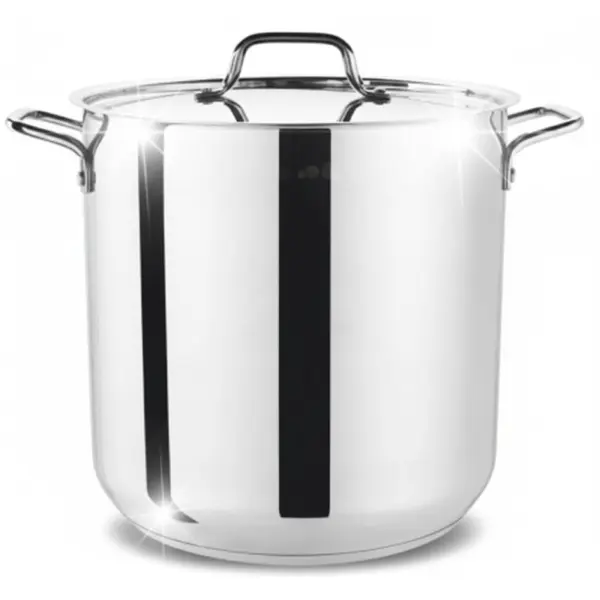 Oala din Inox cu Capac, 26 cm, 13.40 l, Grunberg