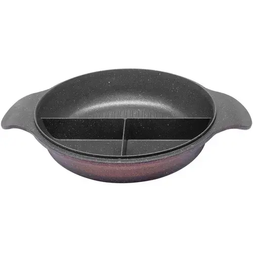 Oala joasa Neoklein CSL30-Royal, 30 cm, fara capac, aluminiu turnat, invelis anti-aderent (Rosu)