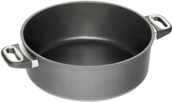 Oală medie AMT - 20 cm, 1 L, neagră