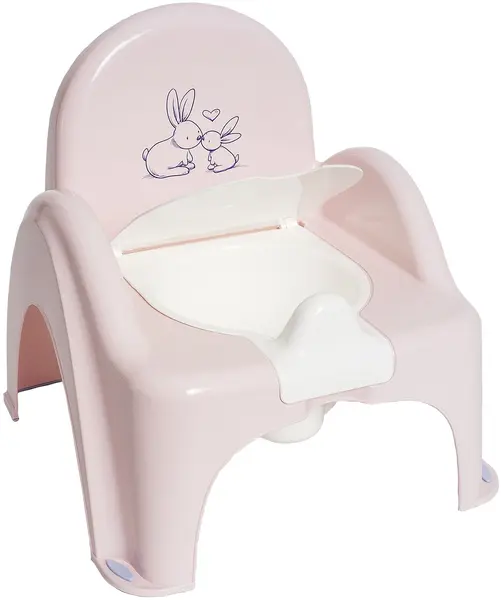 Oală pentru bebeluși scaun Tega Baby Little Bunnies - Roz