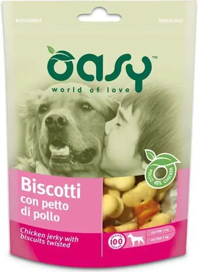 OASY Delicatese pentru câini Biscuiţi cu Pui 100g