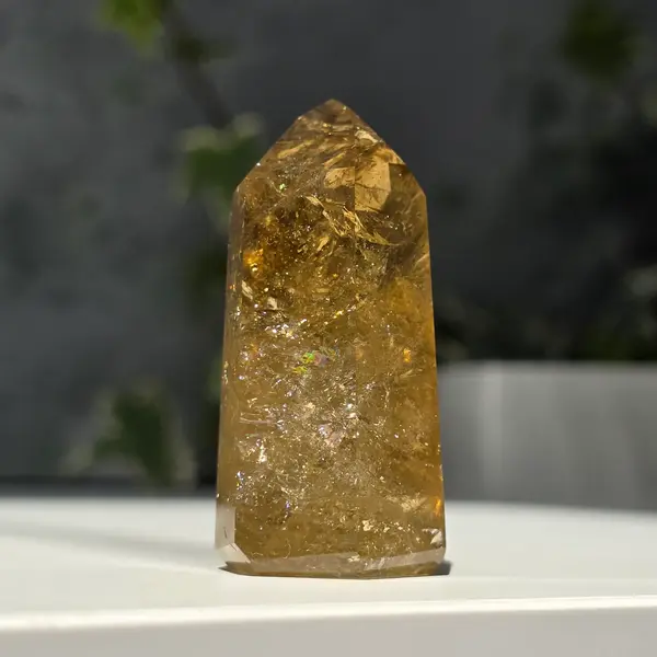 Obelisc citrin Brazilia calitate Extra AAA model 1