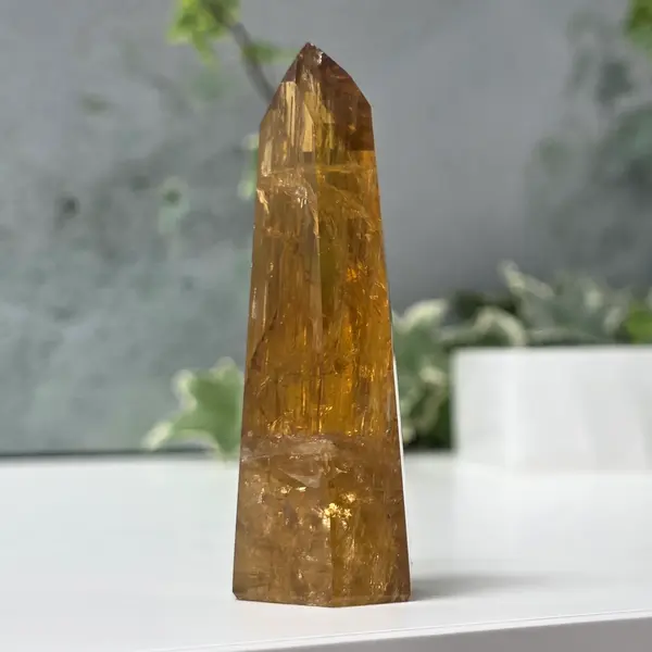 Obelisc citrin Brazilia calitate Extra AAA model 11