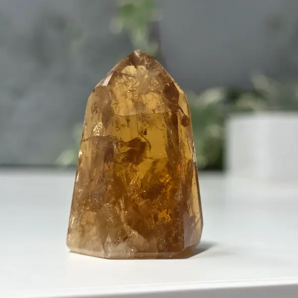 Obelisc citrin Brazilia calitate Extra AAA model 16