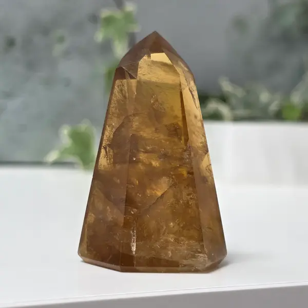 Obelisc citrin Brazilia calitate Extra AAA model 17