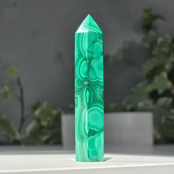 Obelisc malachit unicat | Model 1