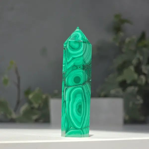Obelisc malachit unicat | Model 4